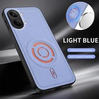 For Poco X8 Pro Max Case Magnetic Frosted Side Anti-slip Strips PU Leather Cover For POCO X8 Pro Shockproof For Magsafe Funda Poco X8 Pro violetinė
