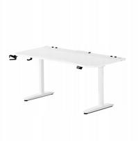 Nešiojamo kompiuterio staliukas reguliuojamo aukščio Diablo Chairs X-Forge 1600, 160 cm x 70 cm, 73 - 120 cm, balta sp.