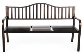 Lauko suoliukas Classic 236719, aukso sp./juoda sp., 55 cm x 150 cm x 89 cm