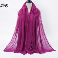 Crinkle Cotton Hijab Scarf Women Scarves Bandana Turban Headscarf Muslim Shawl Africa Wrap Headband Islamic Shawls Headband