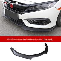 Compatible Accessories for 10th Gen Civic: Front Splitter, Hatchback Lip, Side Skirts, Spoiler, Rear Wing & Lip, Top Wing, Front Bumper.