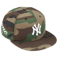 Supreme x New York Yankees New Era Woodland Camo 7 3/4