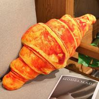 Minkšta kruasano pliušinė žaislinė ir dešrainio lėlė namų pagalvė 20cm (0.04kg) red