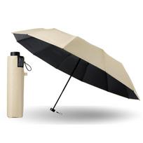 Magical Tech Protection Lightweight Folding Umbrella Double Carbon Rib 12 Ribs Light Blocking Heat Shielding UV Protection Suitable for Sunny and smėlis