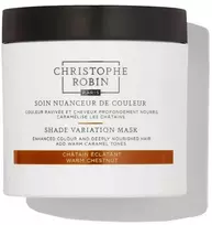 Christophe Robin Shade Variation Mask maitinanti kreminė gaivinanti plaukų spalvos kaukė Warm Chestnut 250ml
