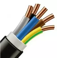 Lietkabelis CYKY 5x2.5 mm2 jėgos kabelis (1 m., 500m būgnas)