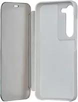 Tecto Shield „Fold Mirror View“ dėklas, skirtas Samsung Galaxy A14 4G / A14 5G, sidabrinis