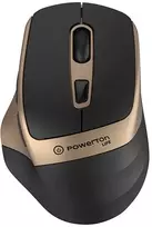 Powerton LIFE FLIXO Bevielė pelė, juoda-auksinė, 1600DPI