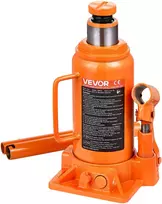 Hidraulinis butelio keltuvas 12T kėlimo diapazonas 205-400 mm oranžinis