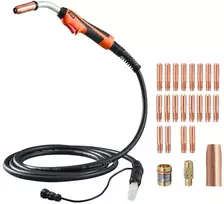 MIG suvirinimo pistoletas 250A 457m kabelis suderinamas su Miller