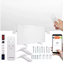 Bauerkraft Infraraudonųjų spindulių šildymo skydelis IR 770W WIFI 60x120 cm baltas