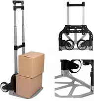 Bauerkraft Dviračių sandėlio transportavimo vežimėlis, sulankstomas, rankinis vežimėlis, 75 kg
