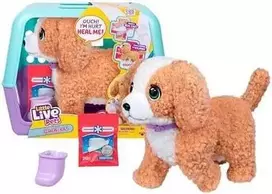 Moose Little Live Pets Ouchies Poodle 26733 interaktyvus pudelis gydytojo žaidimui