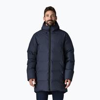 Vyriška pūkinė striukė Patagonia Jackson Glacier Parka nauja tamsiai mėlyna