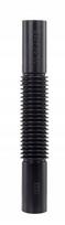 Jungtis gofruotiems vamzdžiams 25mm juoda Aks Zielonka (10 vnt.)