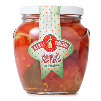 Pomidorai marinuoti su želatina MAMOS KONSERVAI, 530 g