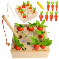 Montessori medinis žaidimas žvejyba