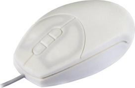 Kompiuterio laidinė pelė Active Key AK-PMT1, usb type-a, balta sp.