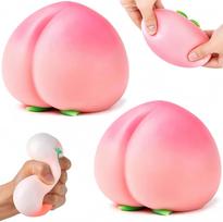 Squishy  persikas peach minkomas antistresinis žaislas