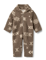 Wheat - Fleece Suit Allo - Flisinis kombinezonas - Ruda