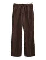 Gant - Tailored Slim Flare Flannel Pants - Platėjančios kelnės - Ruda
