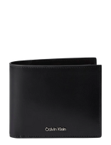 Calvin Klein - Raised Billfold W/ Coin - Klasikinė piniginė - Juoda
