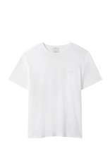 Calvin Klein - Ss Slim Supima Logo Patch Tee - Marškinėliai trumpomis rankovėmis - Balta