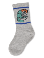 Bobo Choses - Hug Hairy Monster Short Socks - Kojinės - Pilka