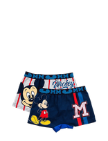 Mickey Mouse - Lot Of 2 Boxers - Apatinės kelnaitės - Tamsiai mėlyna