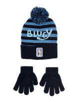 Bluey - Set - Žieminė kepurė - Tamsiai mėlyna