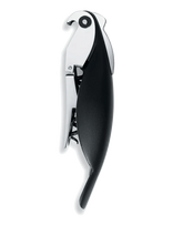 Alessi - Sommelier Corkscrew In Die-Cast Aluminum And Pc, Black Licensed By Pulltaps - Butelių atidarytuvai ir vyno kamščiai - Juoda
