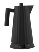 Alessi - Electric Kettle With Temperature Control, In Thermoplastic, Black European Plug 1850–2200W - Virdulys - Juoda