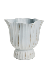 Lene Bjerre - Palazzo Flower Pot 20X18.5X19 Cm. White - Gėlių vazonas - Balta