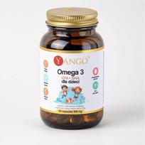 YANGO Omega 3 vaikams EPA + DHA (60 kapsulių)