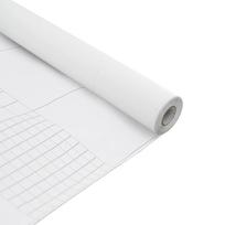 vidaXL Langų plėvelės, baltos spalvos, PVC, matinės