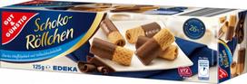 G&G Schoko-Rollchen vafliai pieniniame šokolade 125g