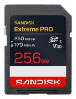 SanDisk atm. korta SD 256GB Extreme PRO 250MB/s A1 V30