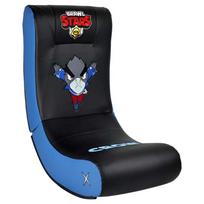 Žaidimų kėdė Subsonic Brawl Stars Crow, 65 x 40 x 80 cm, mėlyna sp./juoda sp.