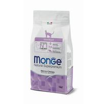 Monge Natural Superpremium Sterilised sausas pašaras su vištiena katėms, 400 g