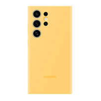 Samsung Galaxy S24 Ultra silikoninis dėklas Yellow