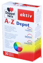 DOPPELHERZ Aktiv A - Z Depot tabletės, 30 vnt.
