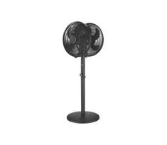 Pastatomas ventiliatorius 120W/230V 2x Ø 40 cm juoda