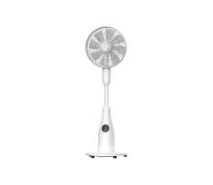 Pastatomas ventiliatorius su rūko efektu, 50 W / 230 V, skersmuo 40 cm, baltas