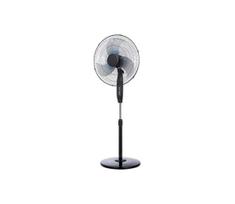 Pastatomas ventiliatorius 65 W / 230 V, skersmuo 50 cm, juodas, su nuotoliniu valdymu