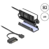 Delock M.2 heatsink for SSD 2280 with RGB LED 18460