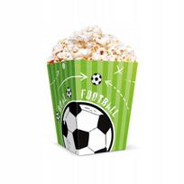 Spragintų kukurūzų dėžutės FUTBOLAS 6 vnt.