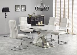 Stalas išskleidžiamas Sandor 2, balta sp., 160 - 220 cm x 90 cm x 75 cm