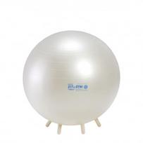 Gimnastikos kamuolys SIT'n'GYM Perla, balta sp., 55 cm