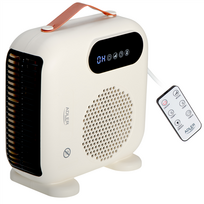 Adler LED Fan Heater with Remote Control | AD 7756 | Fan heater | 2000 W | Beige | IPX0|AD 7756