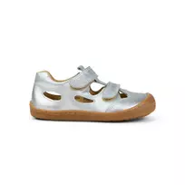 Vaikiški Koel barefoot basutės Deen metalic - sidabrinė